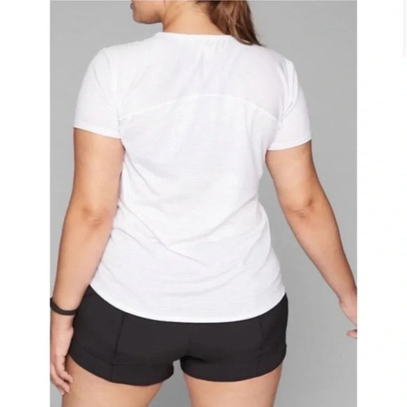 Athleta Shadow Stripe Chi Tee - Picture 2 of 7